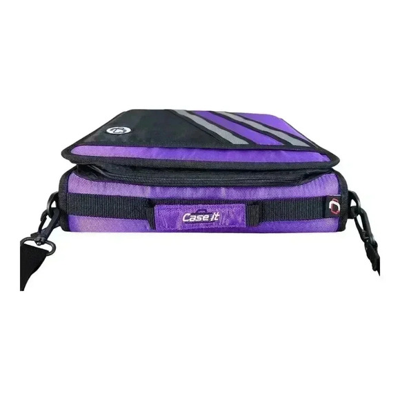 CASE IT THE Z 3 RING BINDER 3 INCH CAPACITY PURPLE - Picture 5 of 6